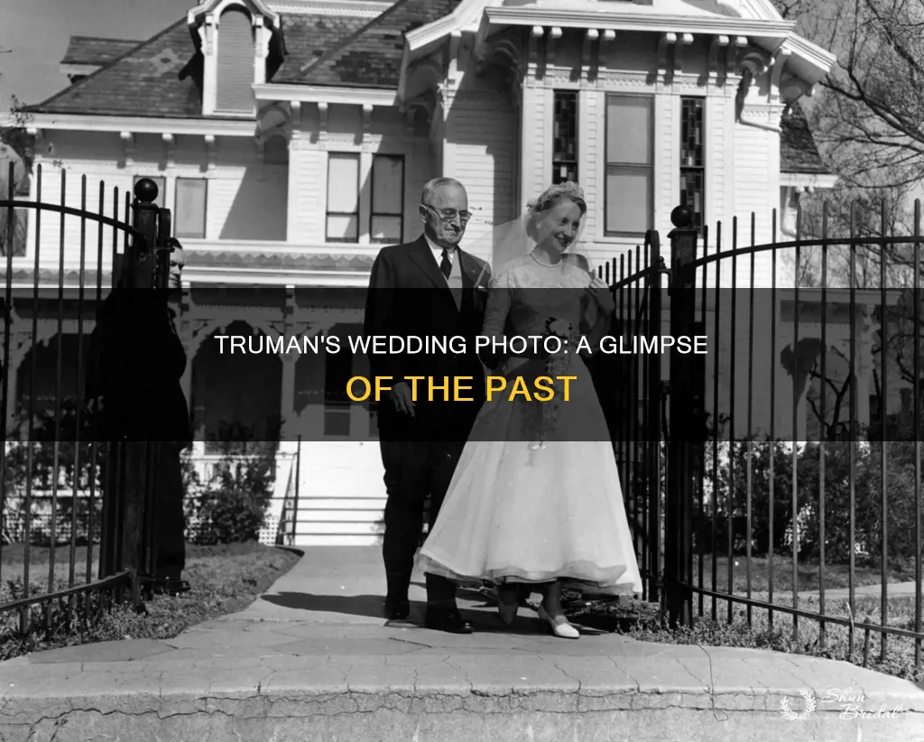 what did truman see in the wedding photo