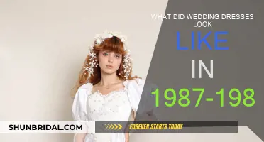 Trendy Wedding Dresses of the Late 1980s