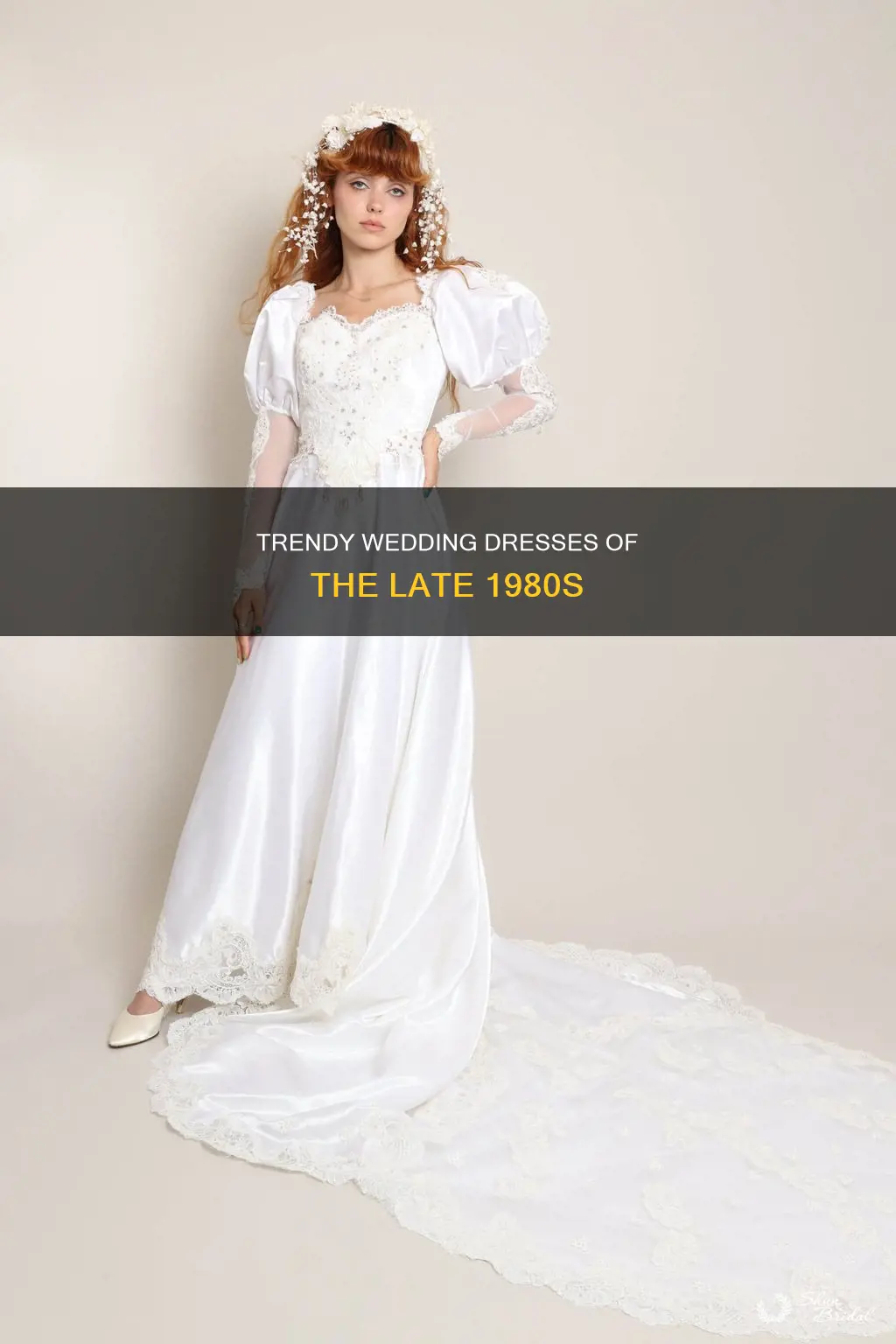 what did wedding dresses look like in 1987-1989