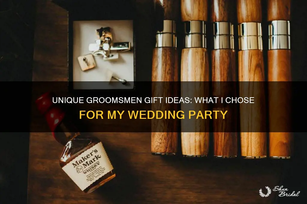 what did you buy your groomsmen