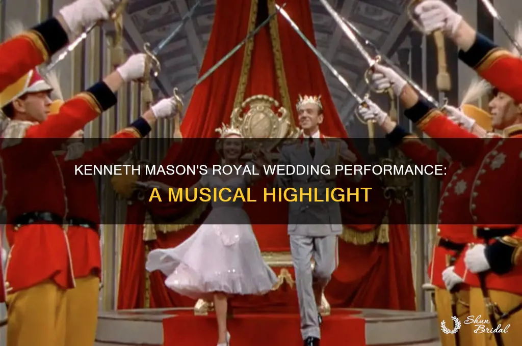 what didi kennith mason play at royal wedding