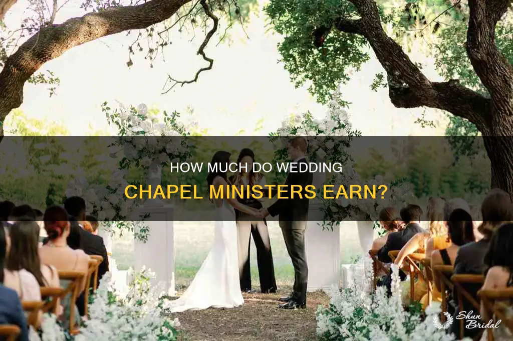 what dies a wedding chapel minister make