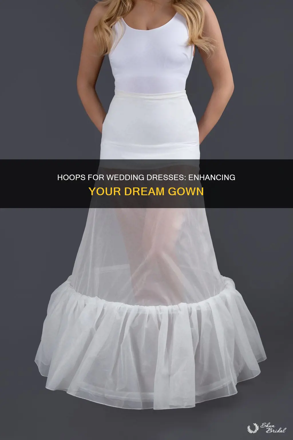 what difference do hoops make for wedding dresses