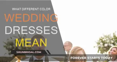 Wedding Dress Color Meanings and Symbolism