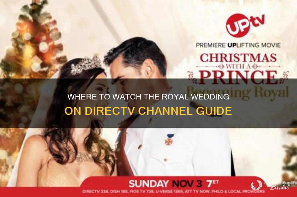what direct tv channel is the royal wedding on