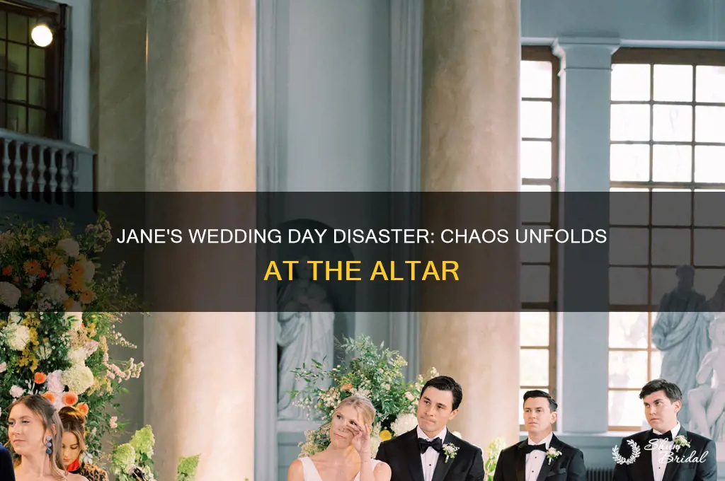 what disastrous event happens on jane wedding day
