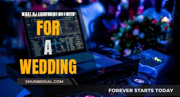 DJ Equipment Essentials for a Wedding