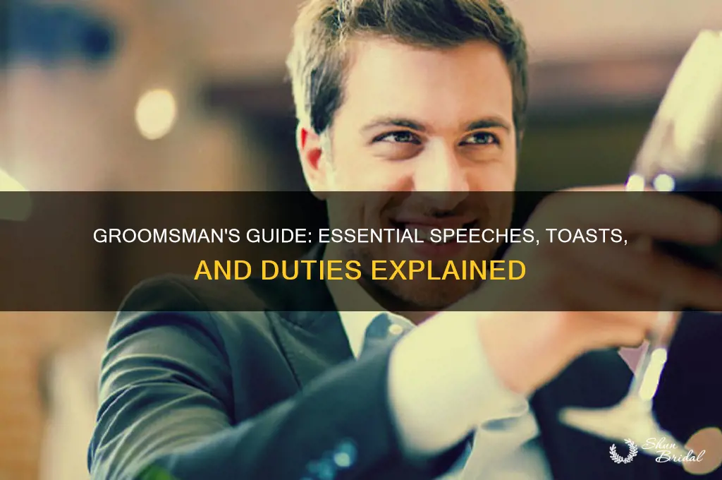 what do a groomsman say