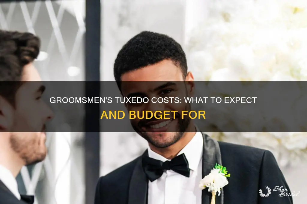 what do a groomsmen usually pay for their tux