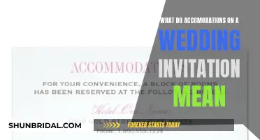 Understanding Wedding Invitation Accommodations and Their Importance