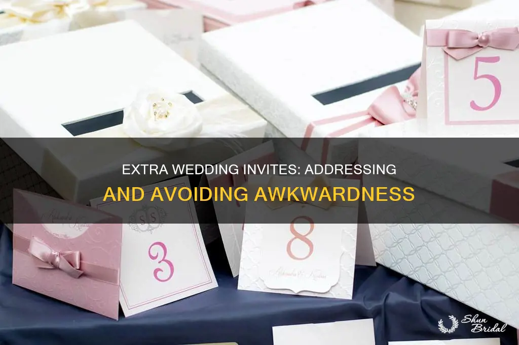 what do addressing extra wedding invitations