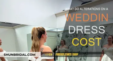 How Much Do Wedding Dress Alterations Cost?