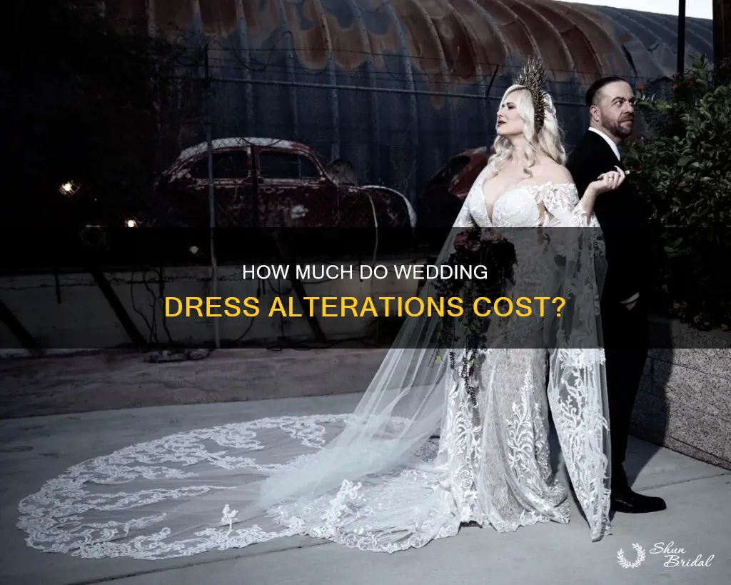 what do alterations on a wedding dress cost