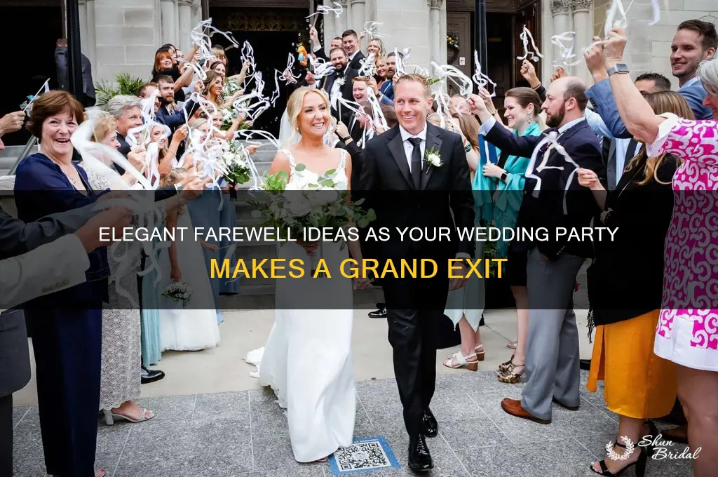 what do as wedding party leaves