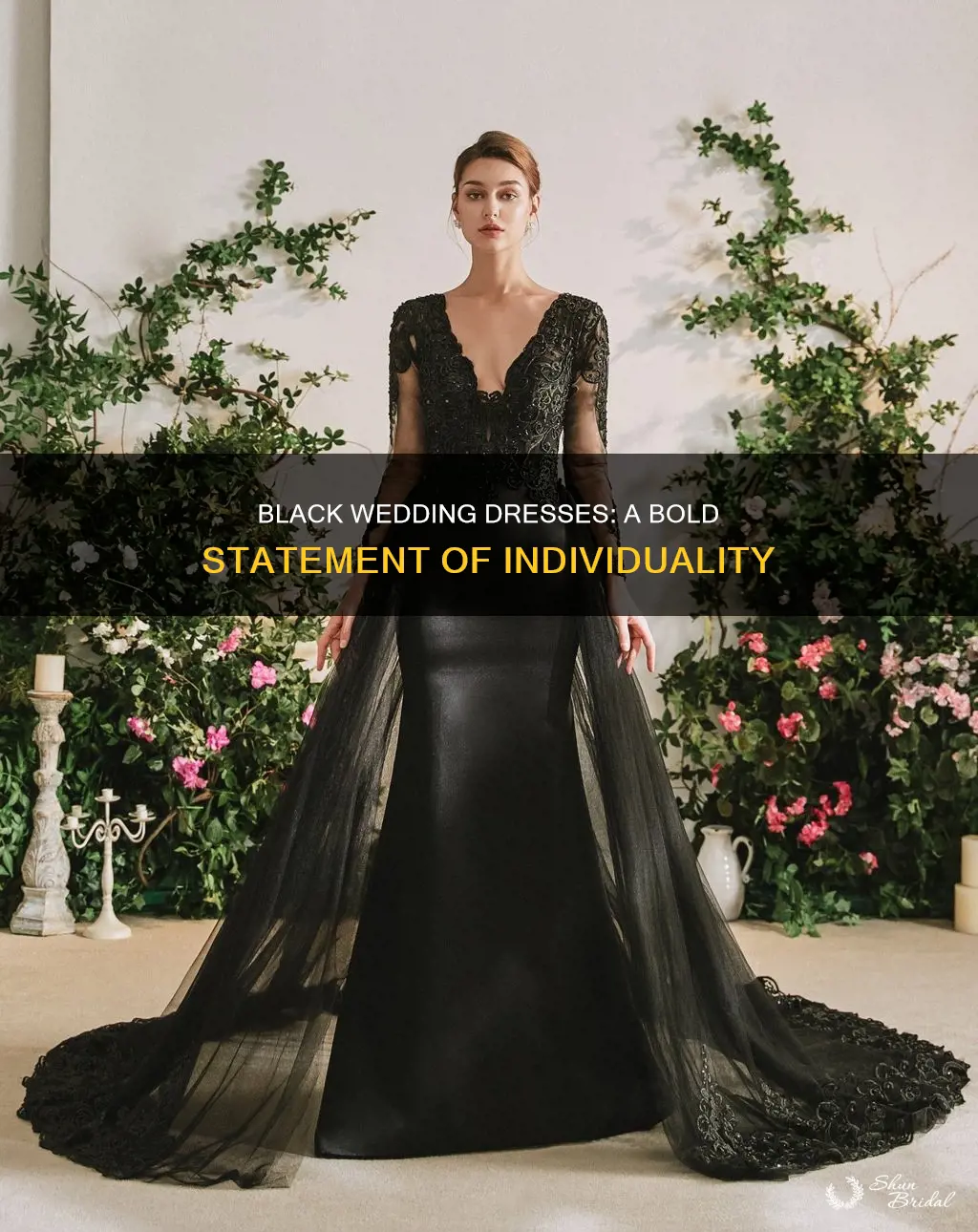 what do black wedding dresses mean