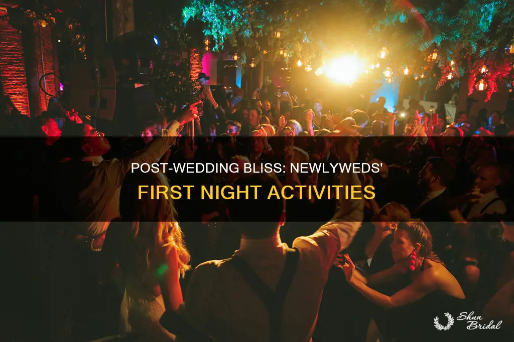 what do bride and groom do after wedding reception