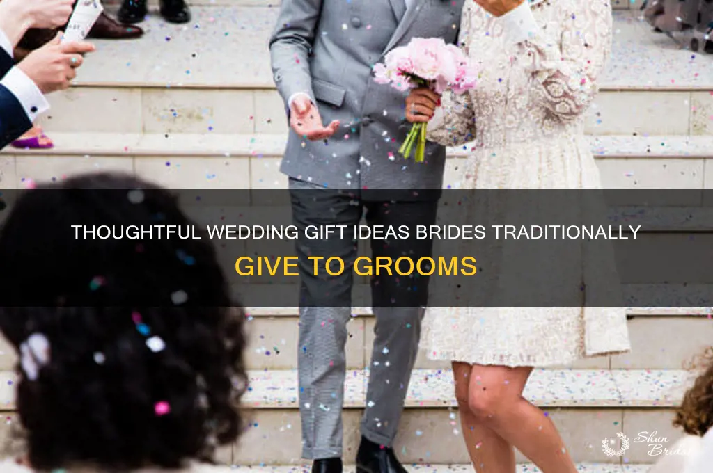 what do brides normally get groom for wedding gifts