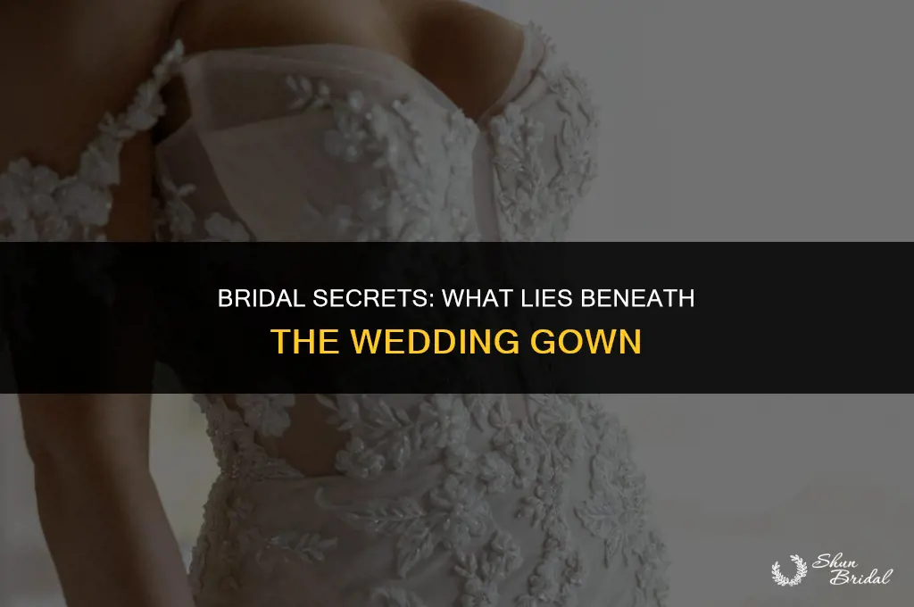 what do brides wear under their dress