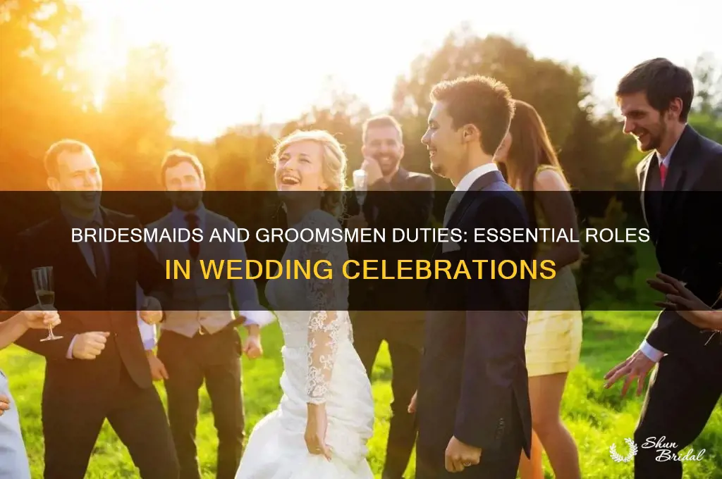 what do bridesmaids and groomsmen do