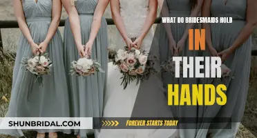 Bridesmaids' Handheld Bouquets and Their Significance