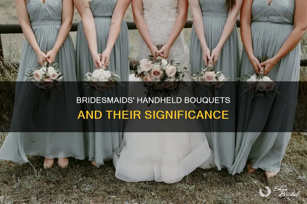 what do bridesmaids hold in their hands