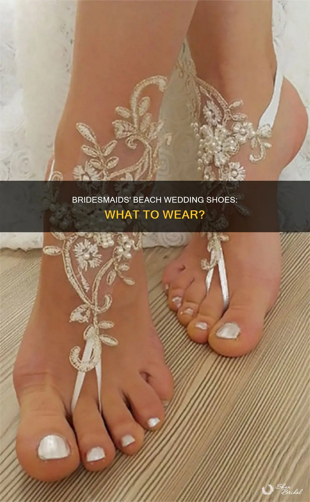 what do bridesmaids wear for shoes in beach wedding