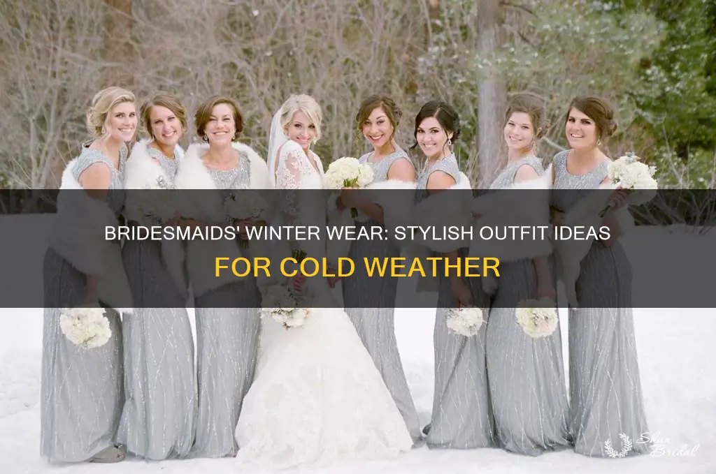 what do bridesmaids wear when its cold