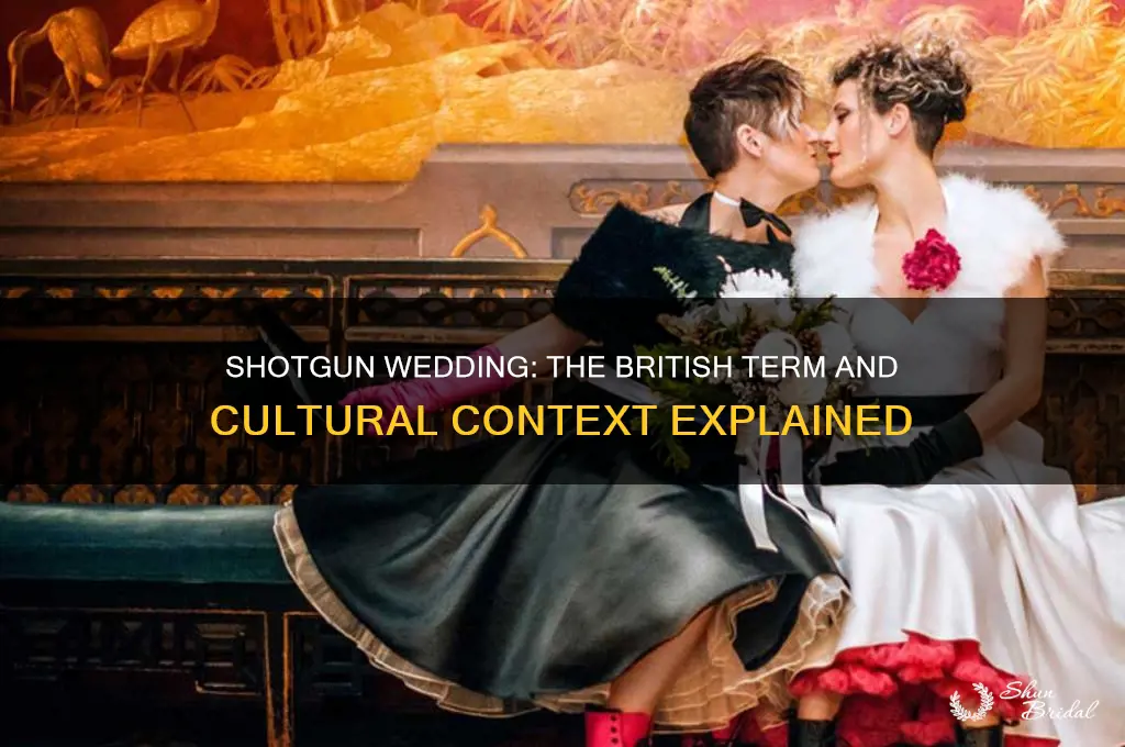 what do british people call a shotgun wedding