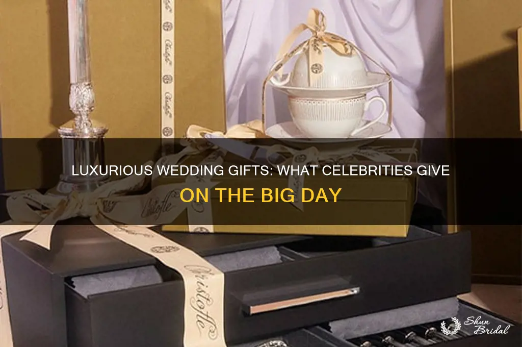 what do celebrities give as wedding gifts