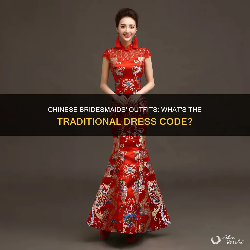 what do chinese bridesmaids wear