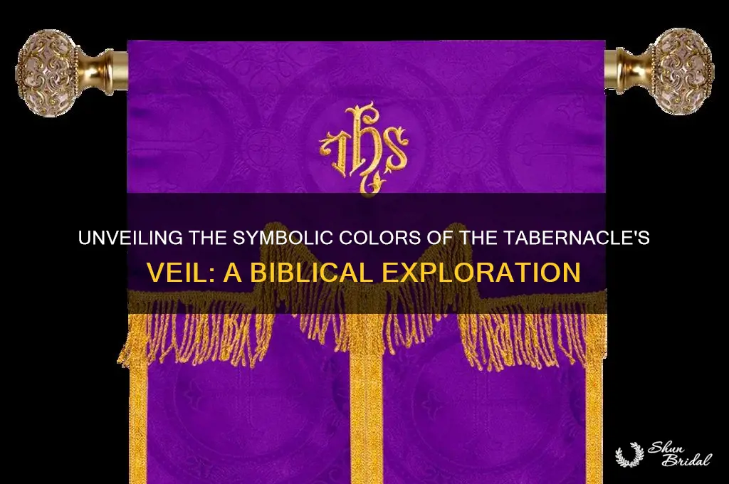 what do colors of veil in tabernacle mean