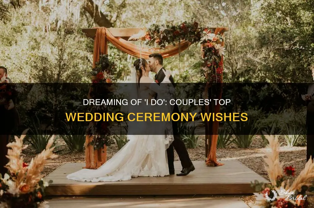 what do couples want in a wedding ceremony