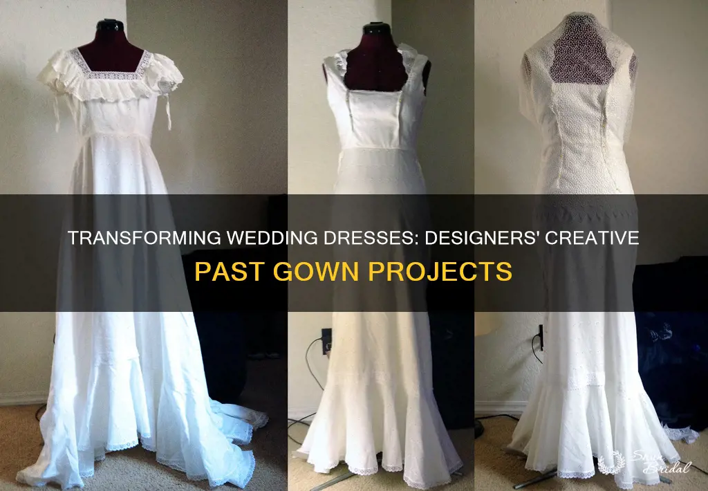 what do designers do with past wedding dresses