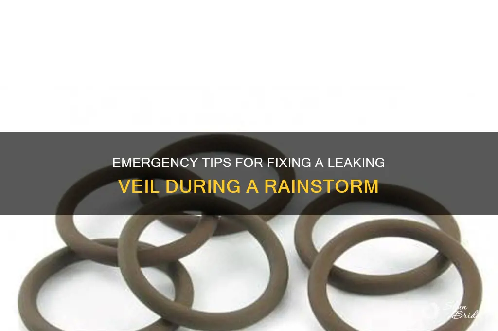 what do do when veiling leaks rain storm