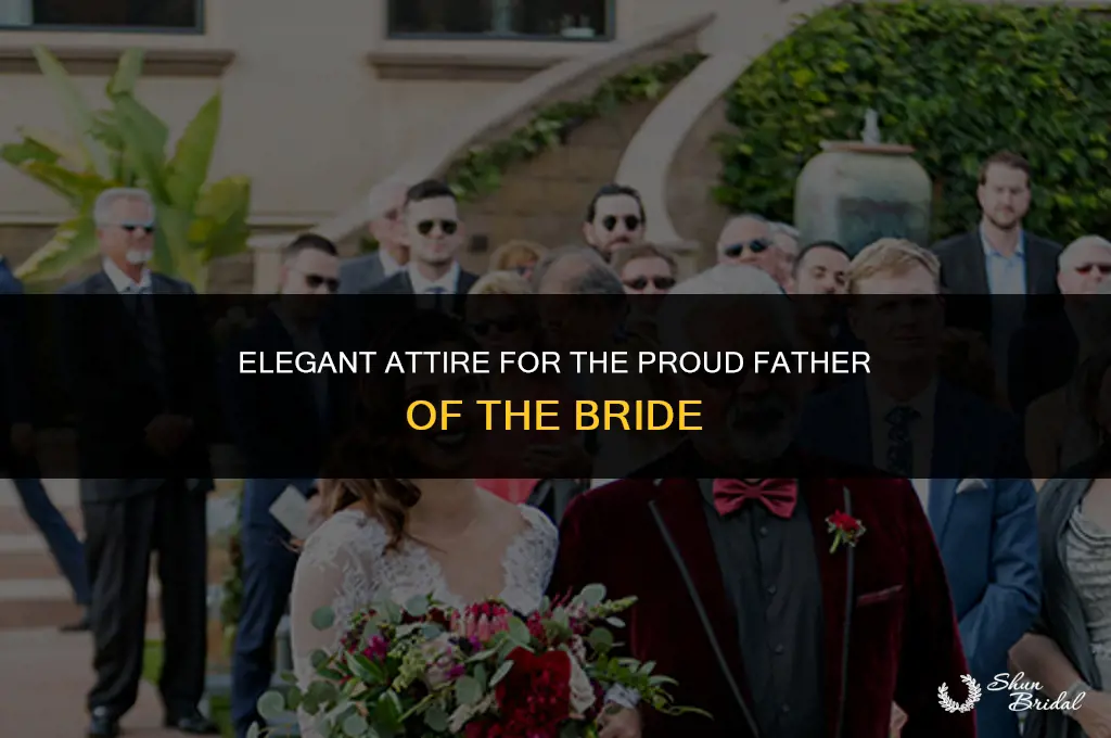 what do fathers of the bride wear