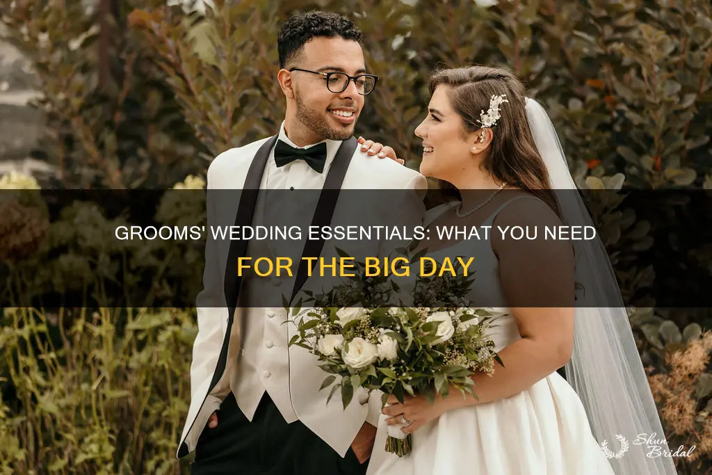 what do grooms need for a wedding