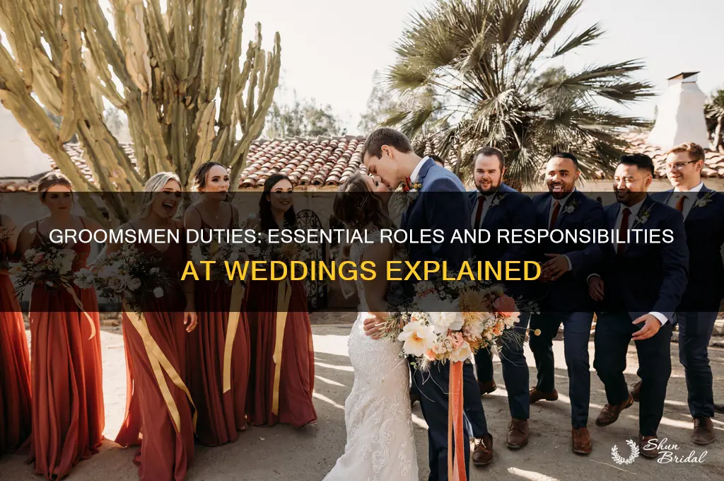 what do groomsmen do at a wedding