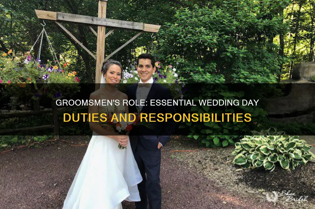 what do groomsmen do day of wedding