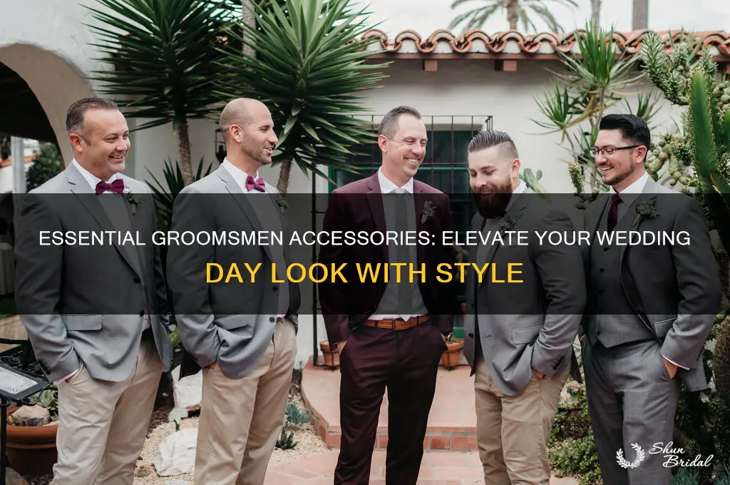 what do groomsmen need for accessories