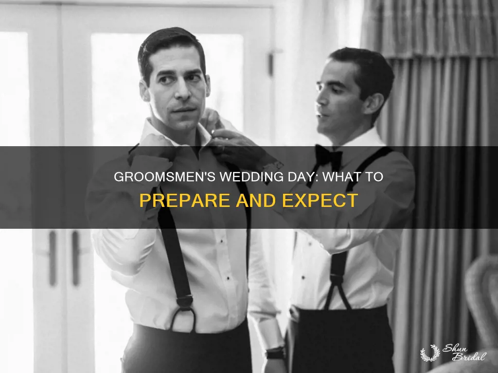 what do groomsmen need for the wedding day