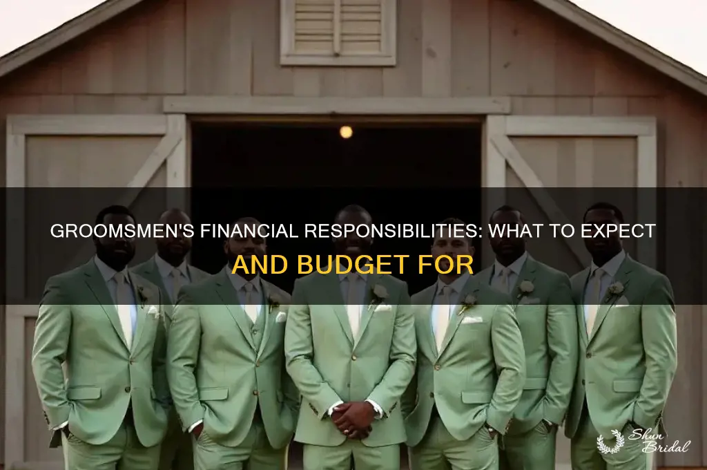 what do groomsmen pay for