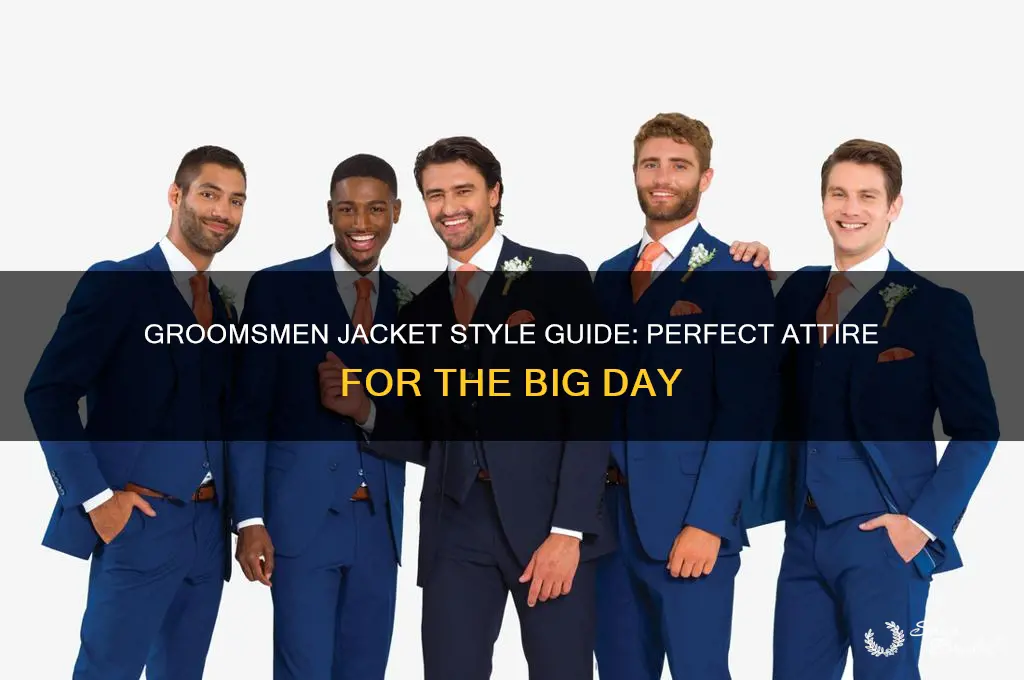 what do groomsmen wear on their jackets