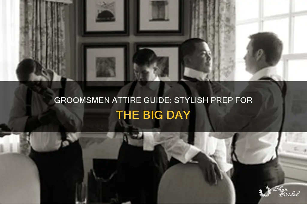 what do groomsmen wear when getting ready for wedding