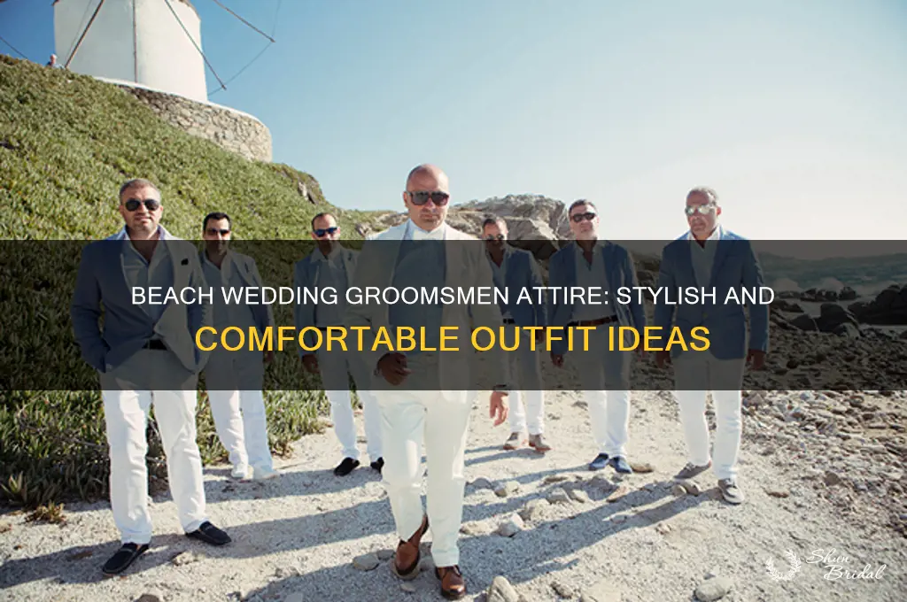what do groomsmen where on the beach