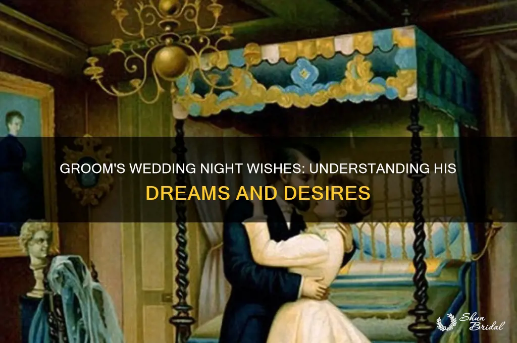 what do guys want on their wedding night