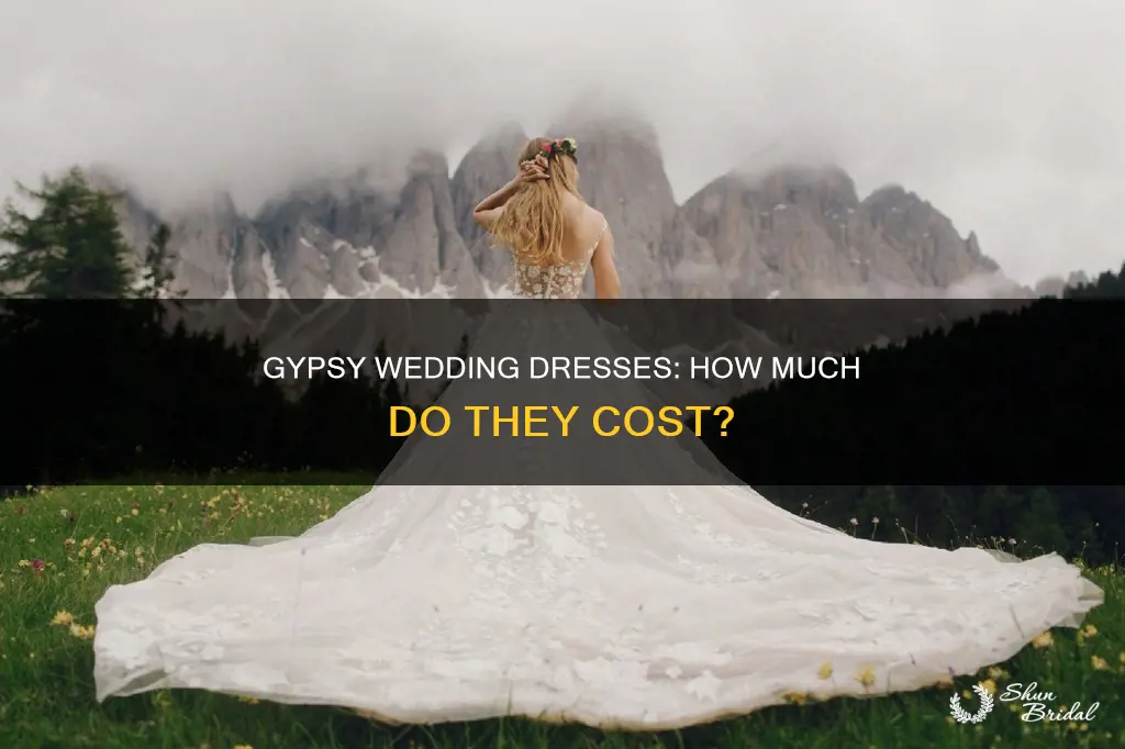 what do gypsy wedding dresses cost