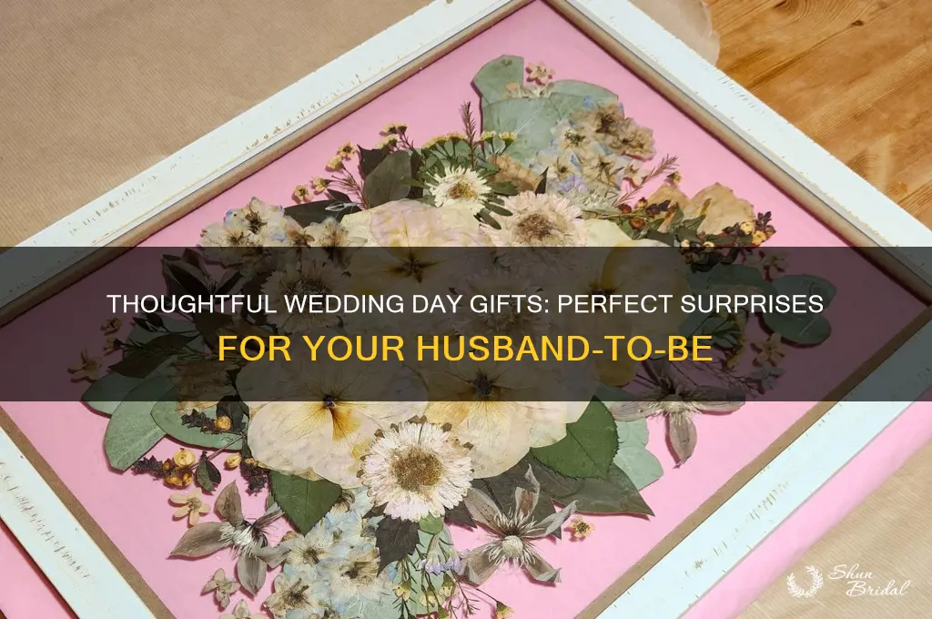 what do I buy my husband on our wedding day