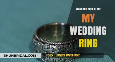 Where's My Ring? Tips for a Lost Wedding Band
