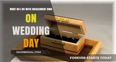 Wearing Your Engagement Ring on Your Wedding Day