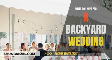 Backyard Wedding Essentials for a Magical Day